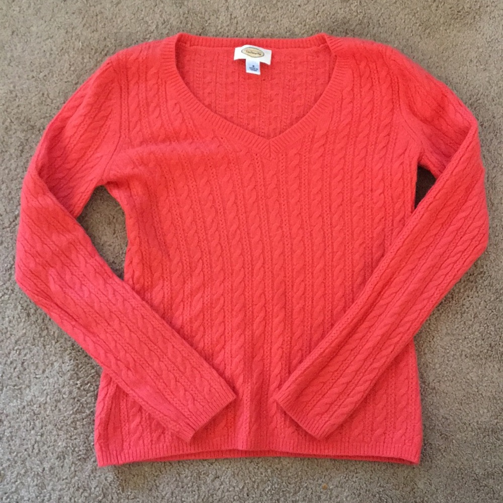 Cable knit sweater